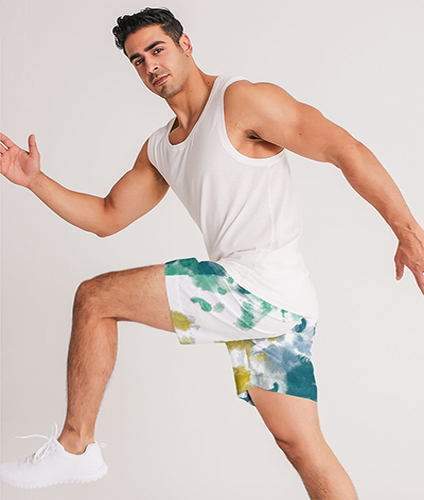 Men's All-Over Print Jogger Shorts