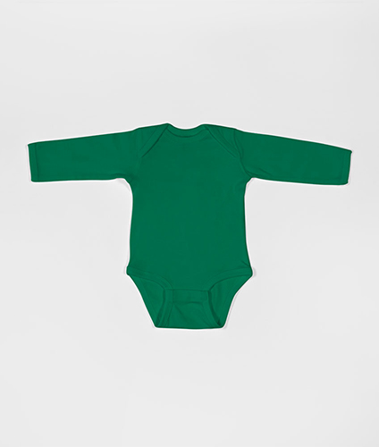 Infant Long Sleeve Baby Rib Bodysuit | Rabbit Skins